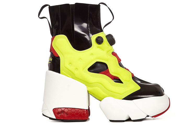 Order (W) Maison Margiela x Reebok Instapump Fury Tabi Hi 'Negro Amarillo Rojo' S34WU0023P3782H8378