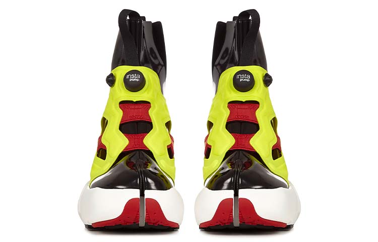 Lookbook (W) Maison Margiela x Reebok Instapump Fury Tabi Hi 'Negro Amarillo Rojo' S34WU0023P3782H8378