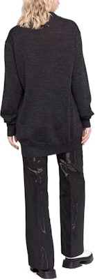 (W) Cárdigan de punto gris Maison Margiela x SS22 con botones y cuello en V. S51HA1192S18021855M Shop (W) Cárdigan de punto gris Maison Margiela x SS22 con botones y cuello en V. S51HA1192S18021855M