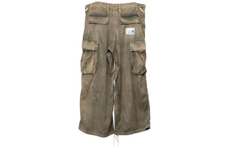 (Women) Maison Mihara Yasuhiro  Solid Color Loose Cargo Pants B11PT111-KHAKI 圖 3