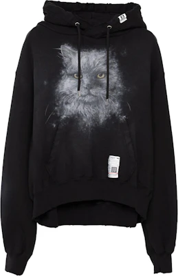 (W) Sudadera Negra Maison Mihara Yasuhiro FW24 con Patrón Estampado. K13HD731-BLACK Order (W) Sudadera Negra Maison Mihara Yasuhiro FW24 con Patrón Estampado. K13HD731-BLACK
