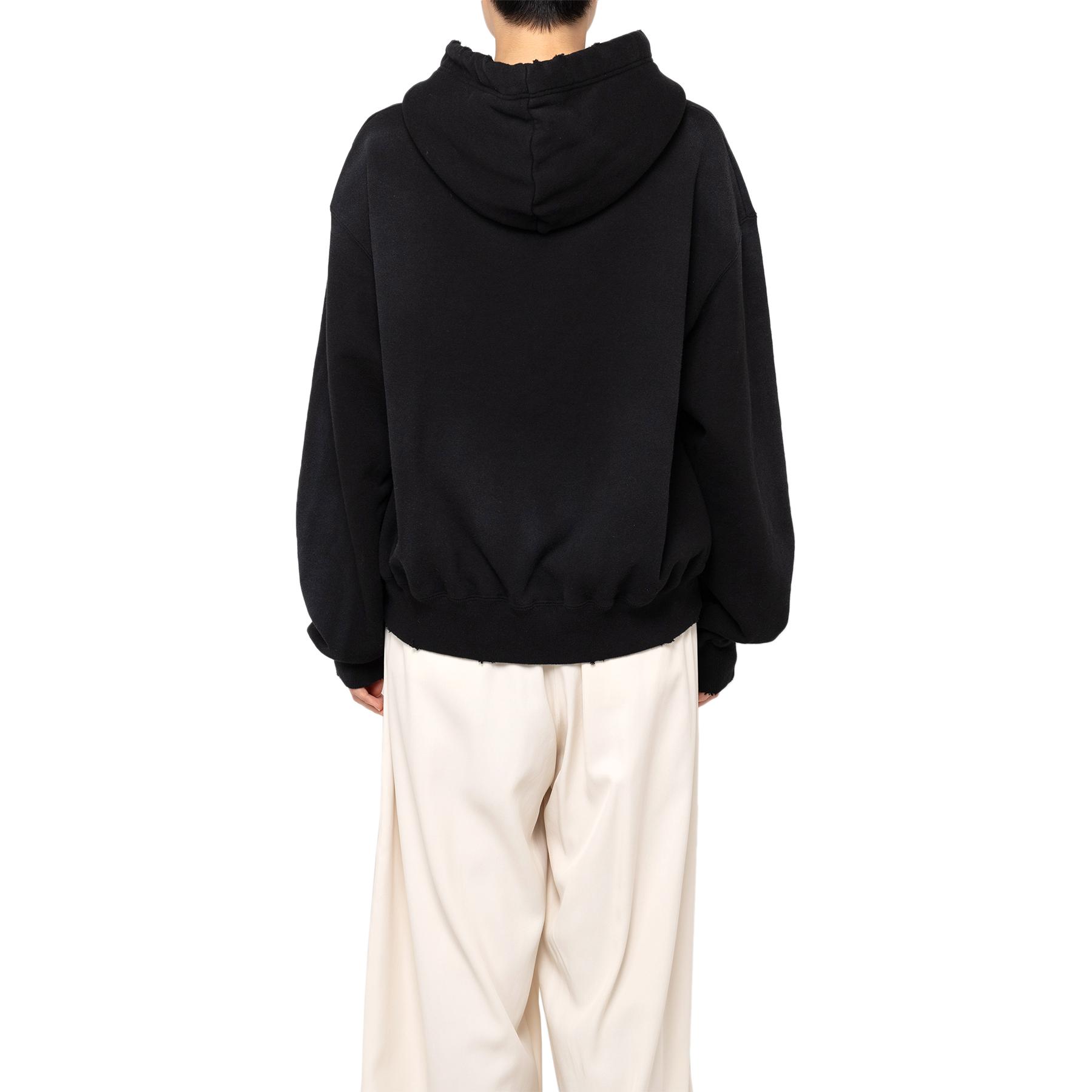 Purchase (W) Sudadera Negra Maison Mihara Yasuhiro FW24 con Patrón Estampado. K13HD731-BLACK
