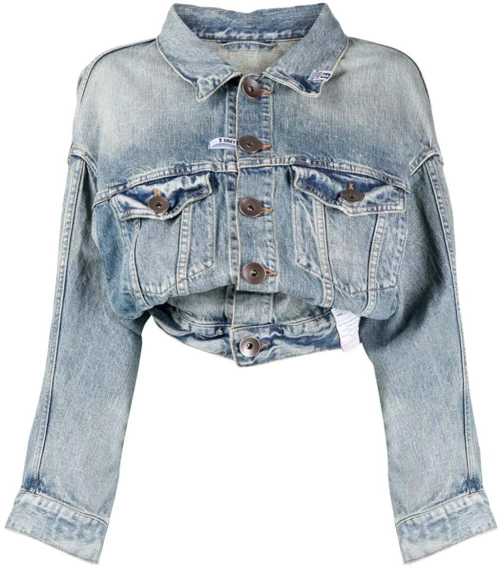 women-maison-mihara-yasuhiro-ss-23-distressed-crop-denim-jacket-blue-b10-bl-071