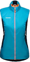 (Women) MAMMUT Colorblock Windproof Waterproof Breathable Vest Sky Blue-Black 1013-01740 (Women) MAMMUT Colorblock Windproof Waterproof Breathable Vest Sky Blue-Black 1013-01740