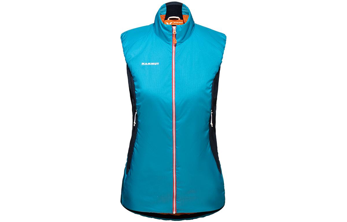 (Women) MAMMUT  Colorblock Windproof Waterproof Breathable Vest Sky Blue-Black 1013-01740 圖 2