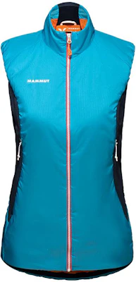 (Women) MAMMUT Colorblock Windproof Waterproof Breathable Vest Sky Blue-Black 1013-01740 Order (Women) MAMMUT Colorblock Windproof Waterproof Breathable Vest Sky Blue-Black 1013-01740