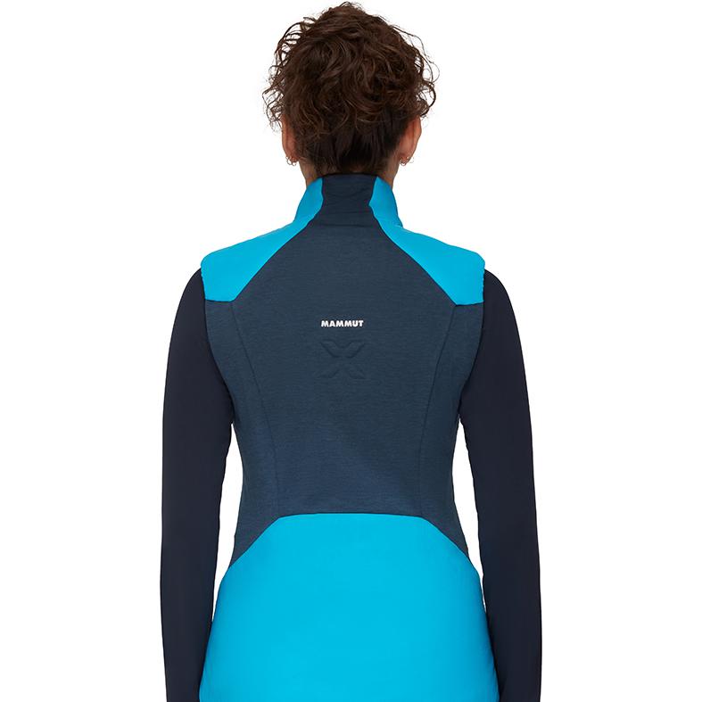 (Women) MAMMUT  Colorblock Windproof Waterproof Breathable Vest Sky Blue-Black 1013-01740 圖 3