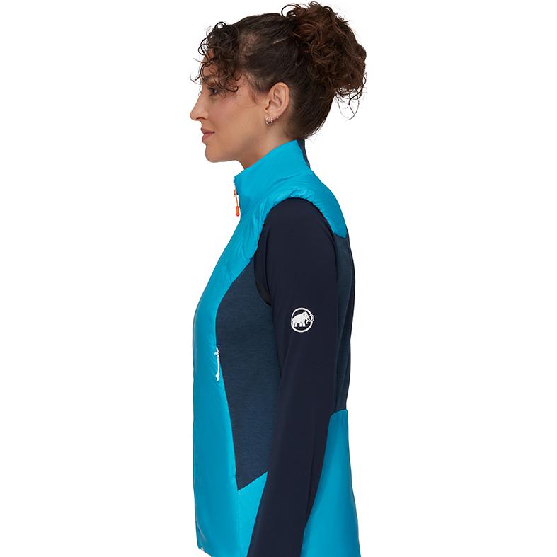 (Women) MAMMUT  Colorblock Windproof Waterproof Breathable Vest Sky Blue-Black 1013-01740 圖 4