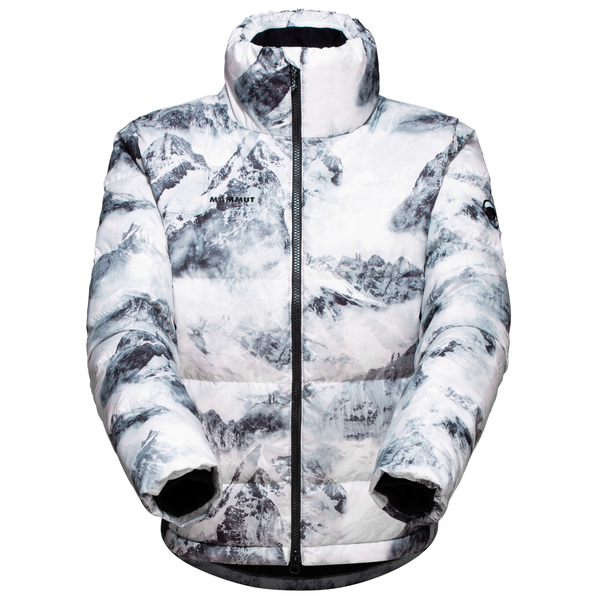 Order (W) MAMMUT Fedoz Snow Montaña Blanca Chaqueta Ligera Impermeable de Plumas. 1013-02520