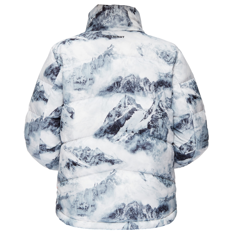Lookbook (W) MAMMUT Fedoz Snow Montaña Blanca Chaqueta Ligera Impermeable de Plumas. 1013-02520