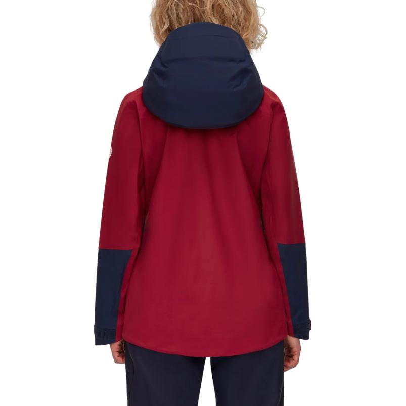 (Women) MAMMUT  Haldigrat Air Waterproof Hooded Jacket Scarlet/ Navy Blue. 1010-30390 圖 3