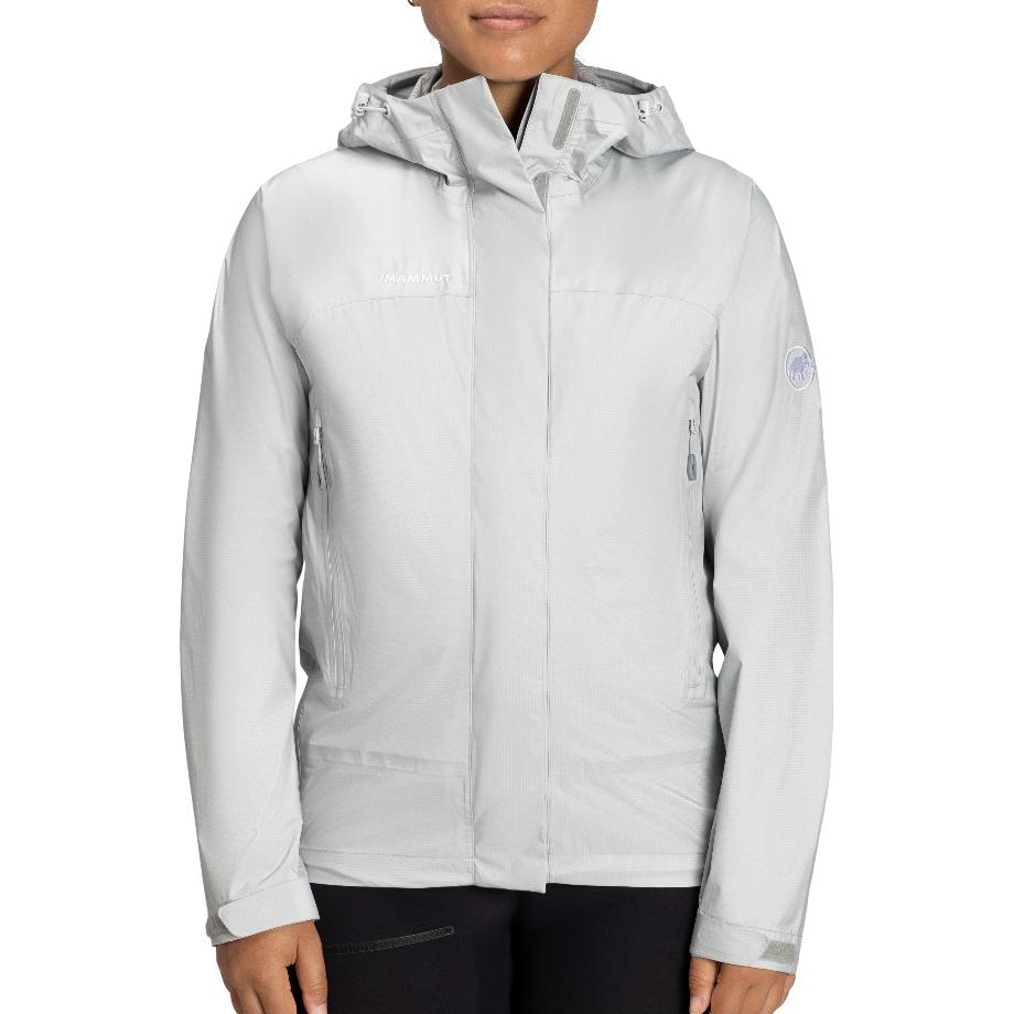 (Women) MAMMUT  Microlayer 2.0 Waterproof Breathable Outdoor Jacket - Platinum Gray 1010-28661 圖 4