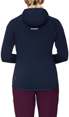 (Women) MAMMUT Solid Color Logo Print Zip-Up Hoodie Jacket 1014-04442 3