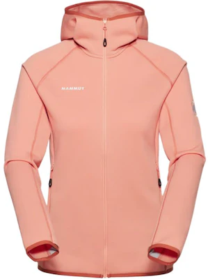 (Women) MAMMUT Solid Color Logo Print Zip-Up Hoodie Jacket 1014-04442 5
