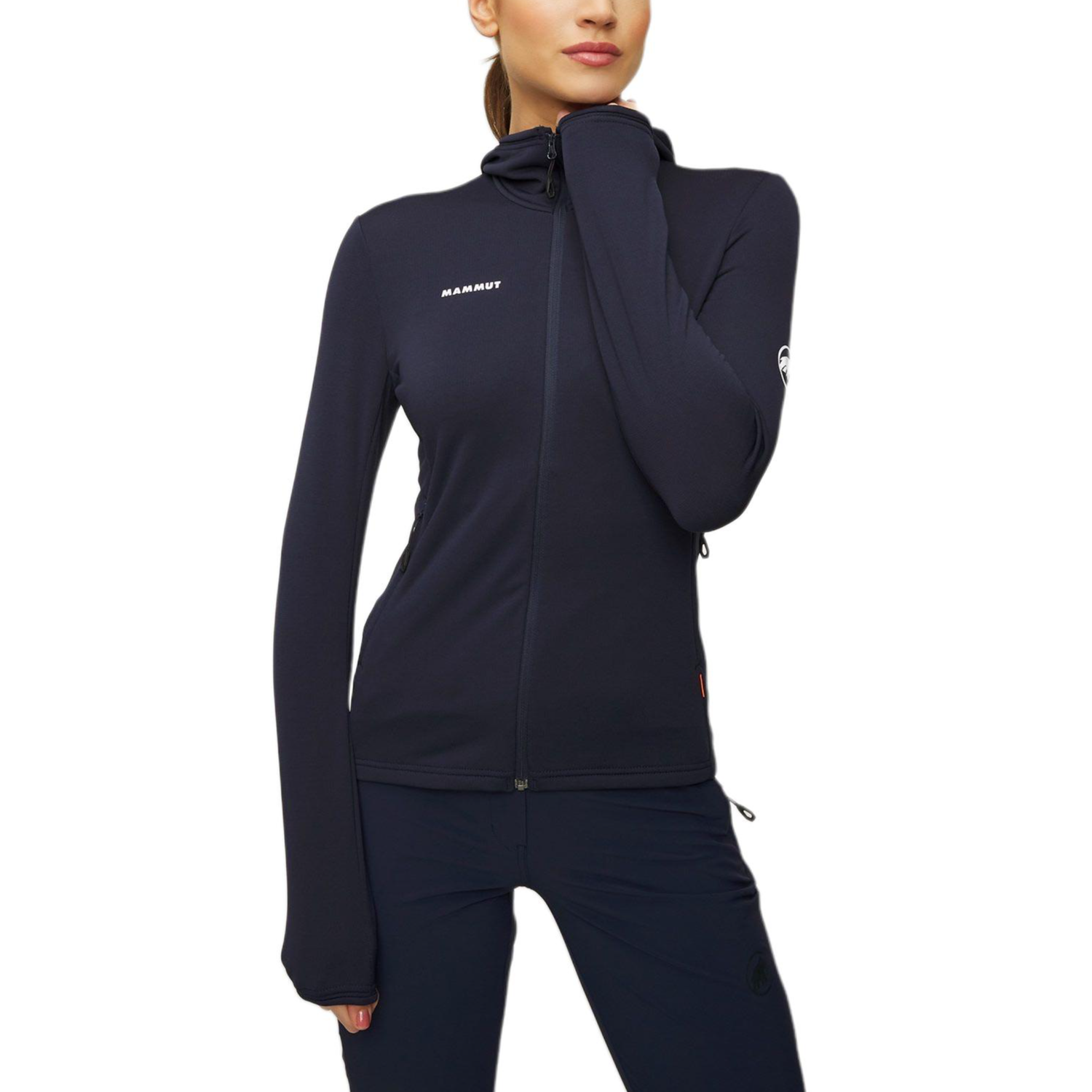 Lookbook (W) MAMMUT Aconcagua Light 拉鍊連帽外套 字母印花設計夹克 1014-04410