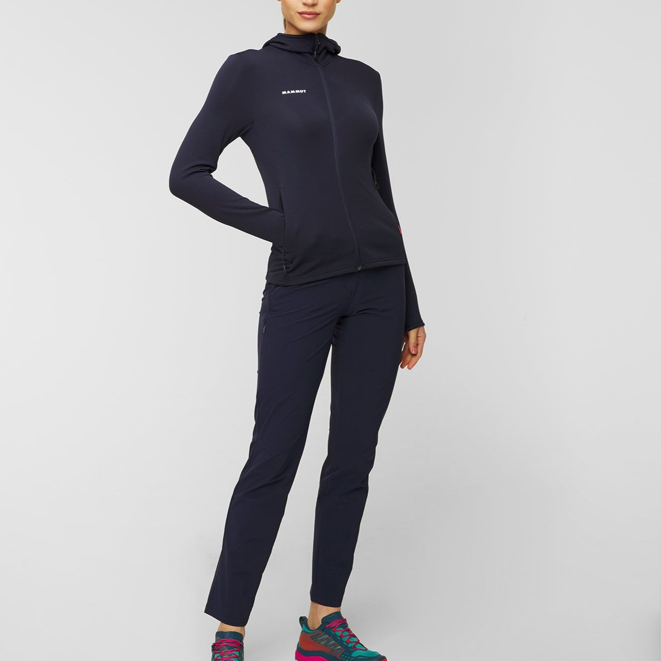 Purchase (W) MAMMUT Aconcagua Light 拉鍊連帽外套 字母印花設計夹克 1014-04410