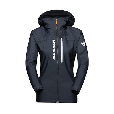 (Women) MAMMUT Aenergy Outdoor Windproof Hooded Jacket with Logo Print. 1012-00770