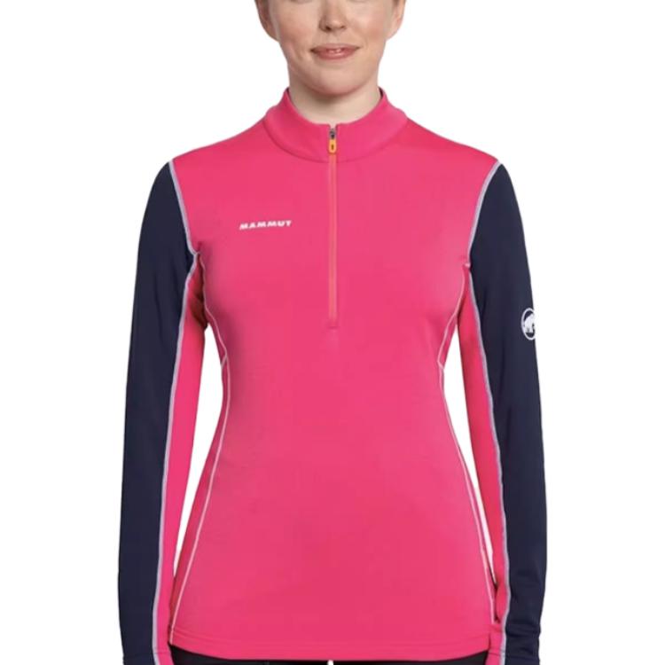 Sizing (W) Camiseta Deportiva Transpirable de Manga Larga MAMMUT Aenergy - Cuello Redondo 1016-01130