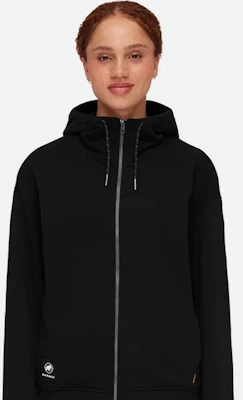 (W) Mammut 黑色戶外登山連帽衫 帶簡約標誌設計 1014-05040 Lookbook (W) Mammut 黑色戶外登山連帽衫 帶簡約標誌設計 1014-05040