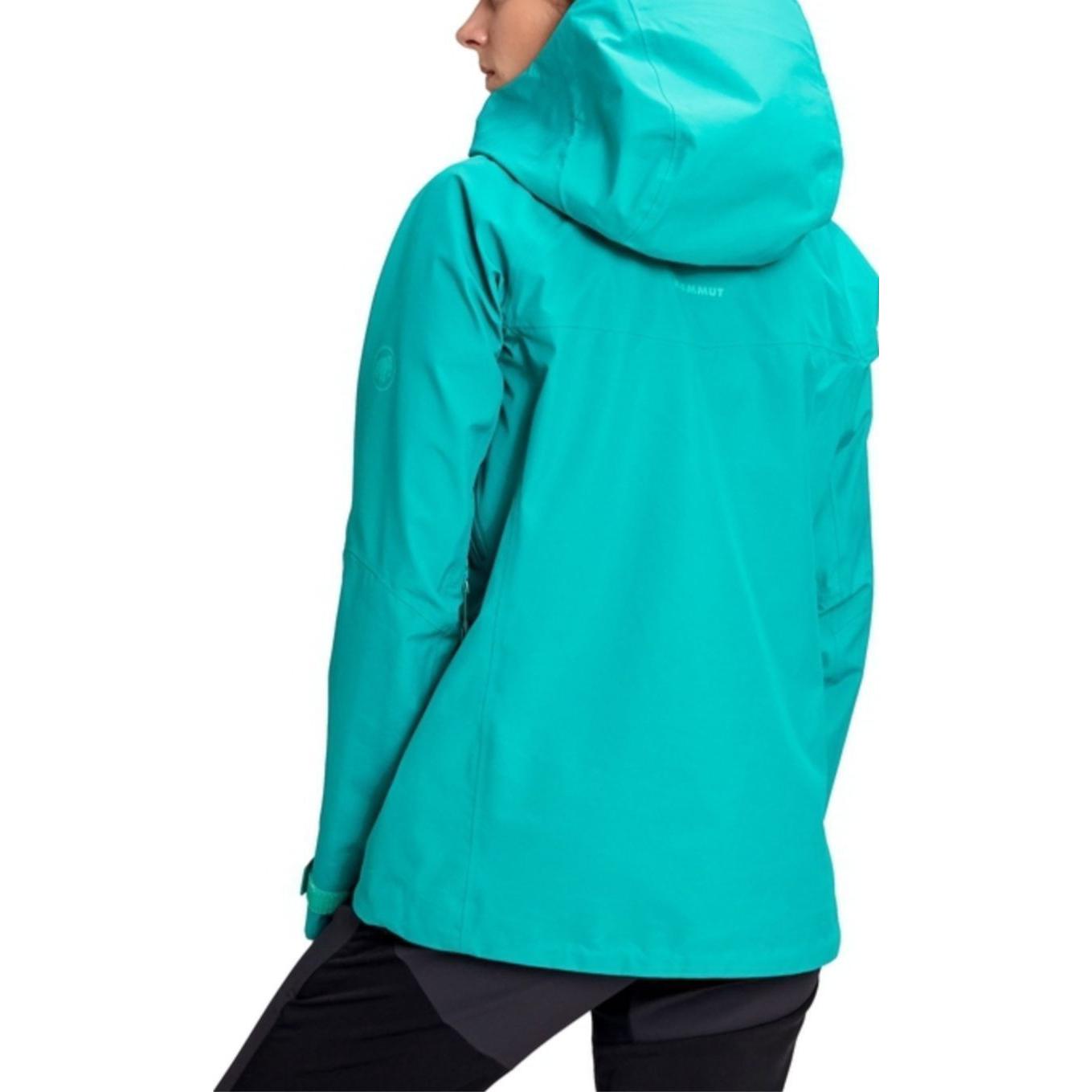 (Women) MAMMUT Crater  Waterproof Windproof Breathable Colorblock Hooded Jacket 1010-27710 圖 13