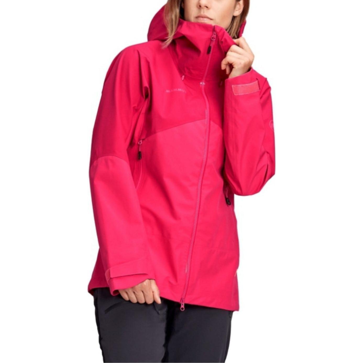 (Women) MAMMUT Crater  Waterproof Windproof Breathable Colorblock Hooded Jacket 1010-27710 圖 4