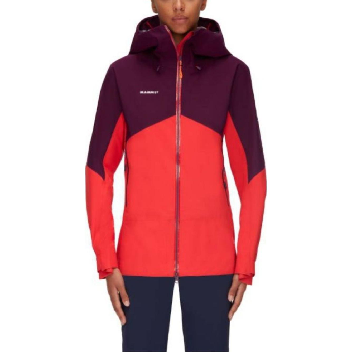 (Women) MAMMUT Crater  Waterproof Windproof Breathable Colorblock Hooded Jacket 1010-27710 圖 7