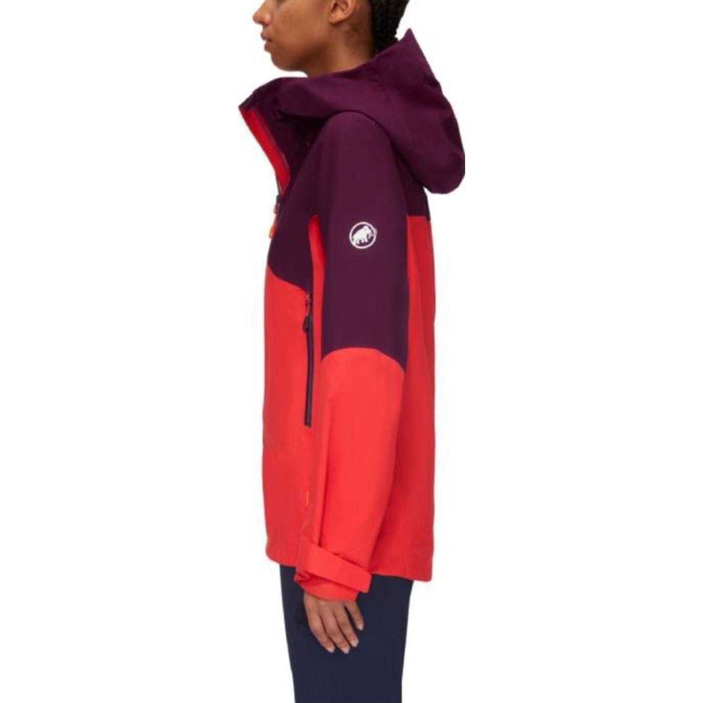 (Women) MAMMUT Crater  Waterproof Windproof Breathable Colorblock Hooded Jacket 1010-27710 圖 8