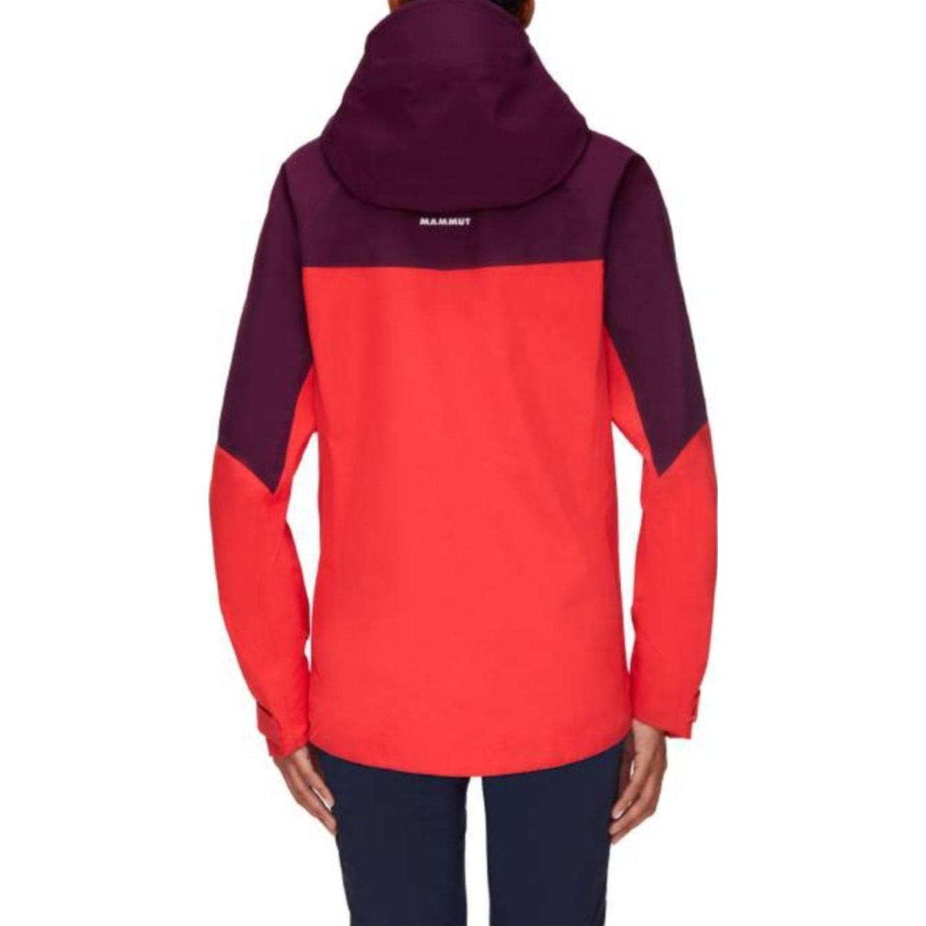 (Women) MAMMUT Crater  Waterproof Windproof Breathable Colorblock Hooded Jacket 1010-27710 圖 9
