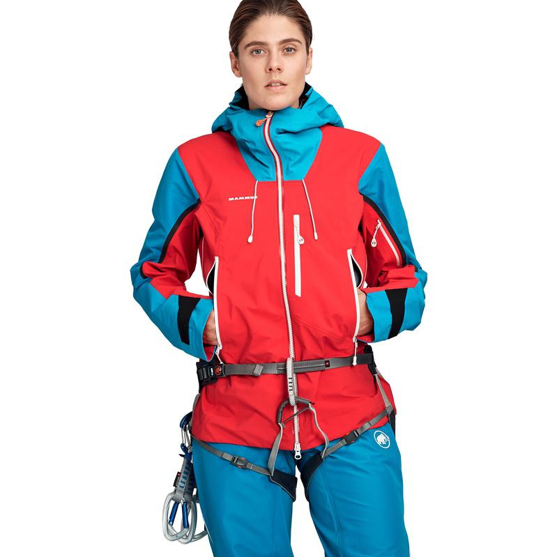 (Women) MAMMUT Eiger  Waterproof Colorblock Stretch Ski Hooded Jacket. 1010-28060 圖 4
