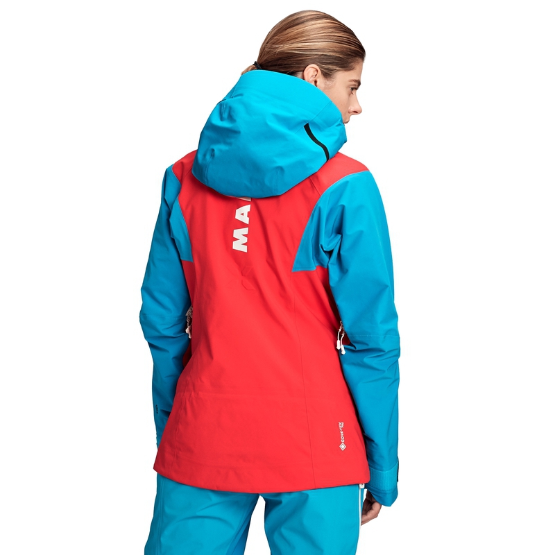 (Women) MAMMUT Eiger  Waterproof Colorblock Stretch Ski Hooded Jacket. 1010-28060 圖 5