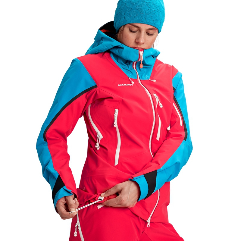 (Women) MAMMUT Eiger  Waterproof Colorblock Stretch Ski Hooded Jacket. 1010-28060 圖 6