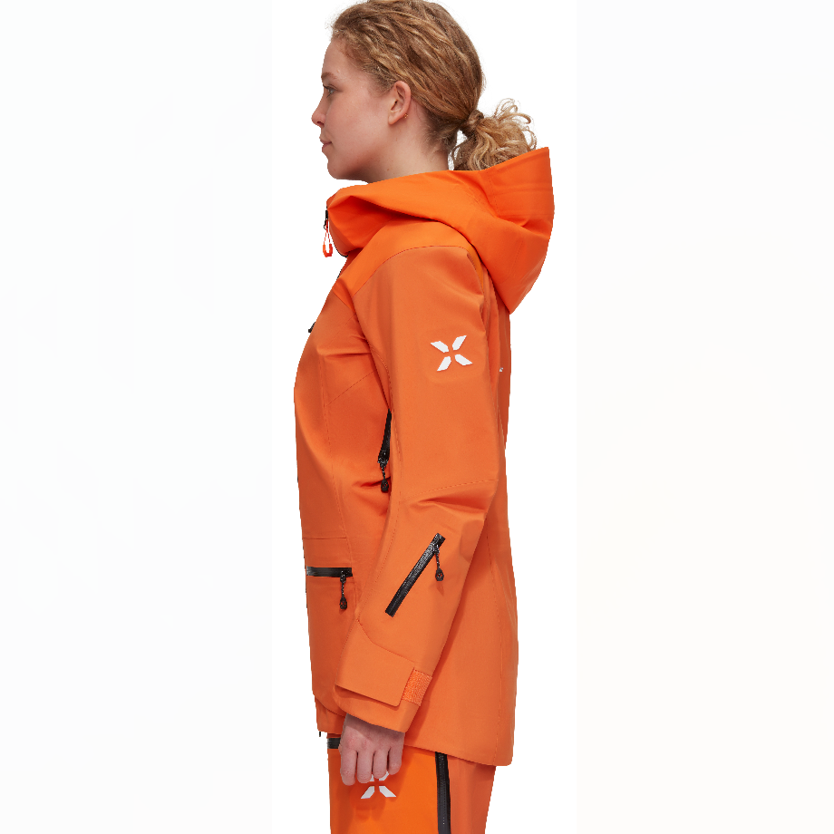 Details for (Women) Mammut Eiger Free Pro HS Stylish Minimalist Hard Shell Hooded Jacket 1010-30340