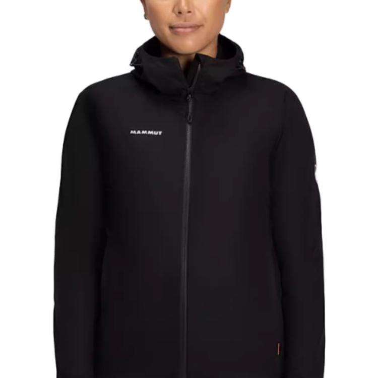Shop (Women) MAMMUT Granite  Softshell Jacket with Solid Color Logo Print. 1011-00332