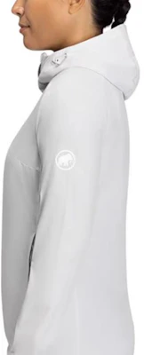 (Women) MAMMUT Granite Softshell Jacket with Solid Color Logo Print. 1011-00332 2