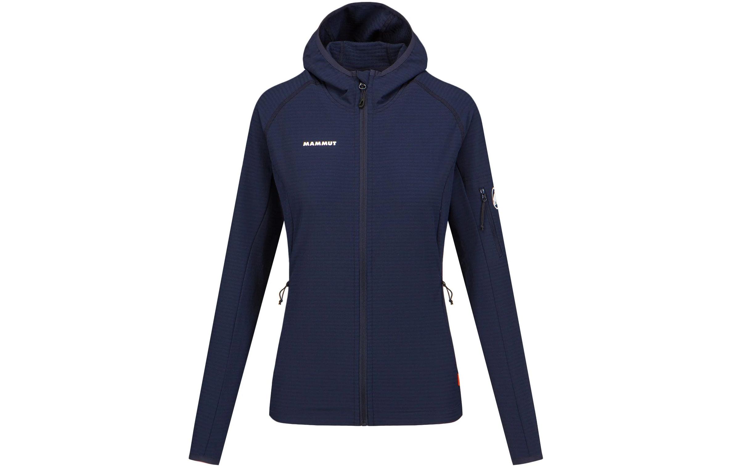 (Women) Mammut Madris Light Fitted Hoodie Jacket with Logo and Elastic Waist 1014-03851