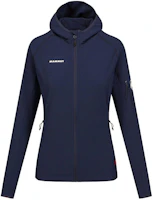 (Women) Mammut Madris Light Fitted Hoodie Jacket with Logo and Elastic Waist 1014-03851 (Women) Mammut Madris Light Fitted Hoodie Jacket with Logo and Elastic Waist 1014-03851