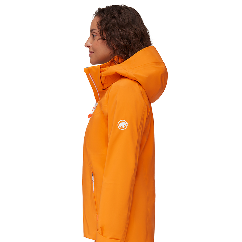 (Women) MAMMUT Stoney  Orange Waterproof Windproof Ski Jacket for Winter/Fall. 1010-29520 圖 4