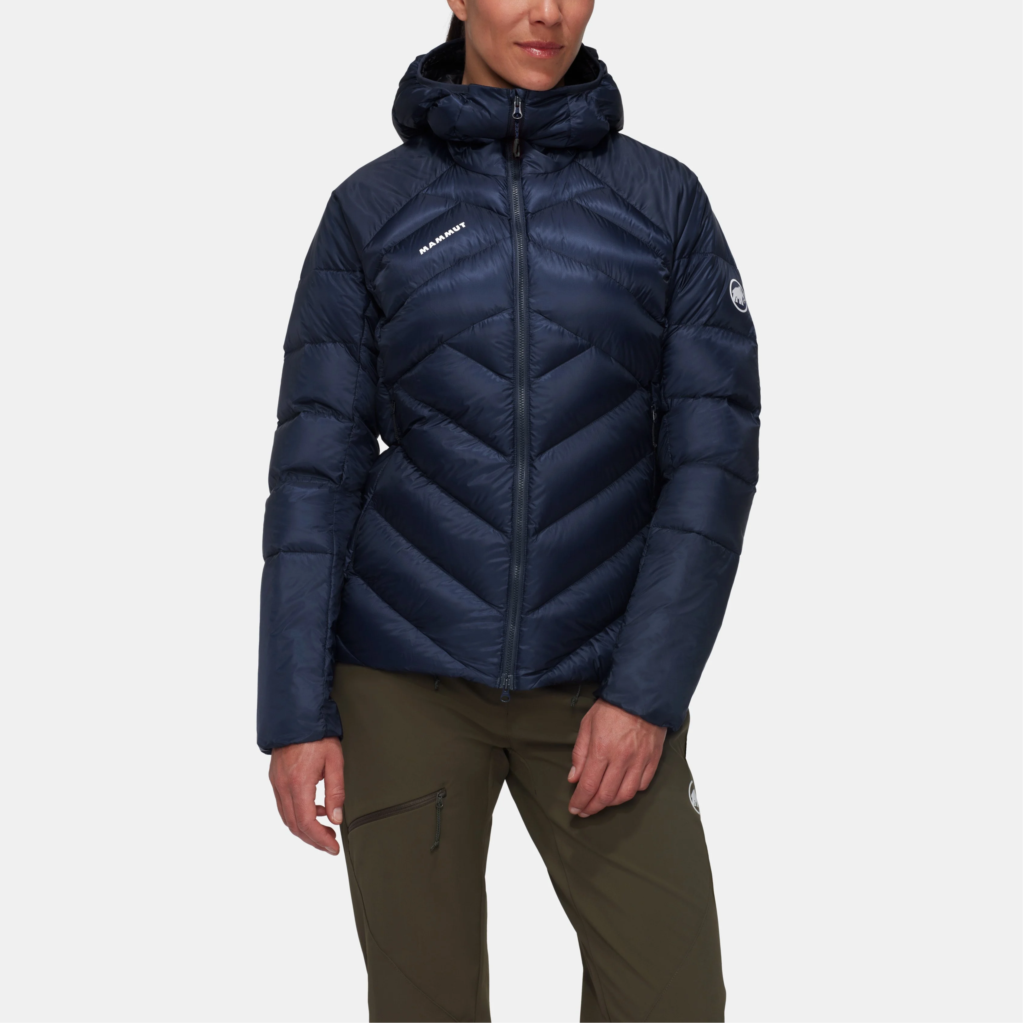 Cheap (W) MAMMUT Taiss Logo 全拉鍊連帽棉質外套 1013-03290