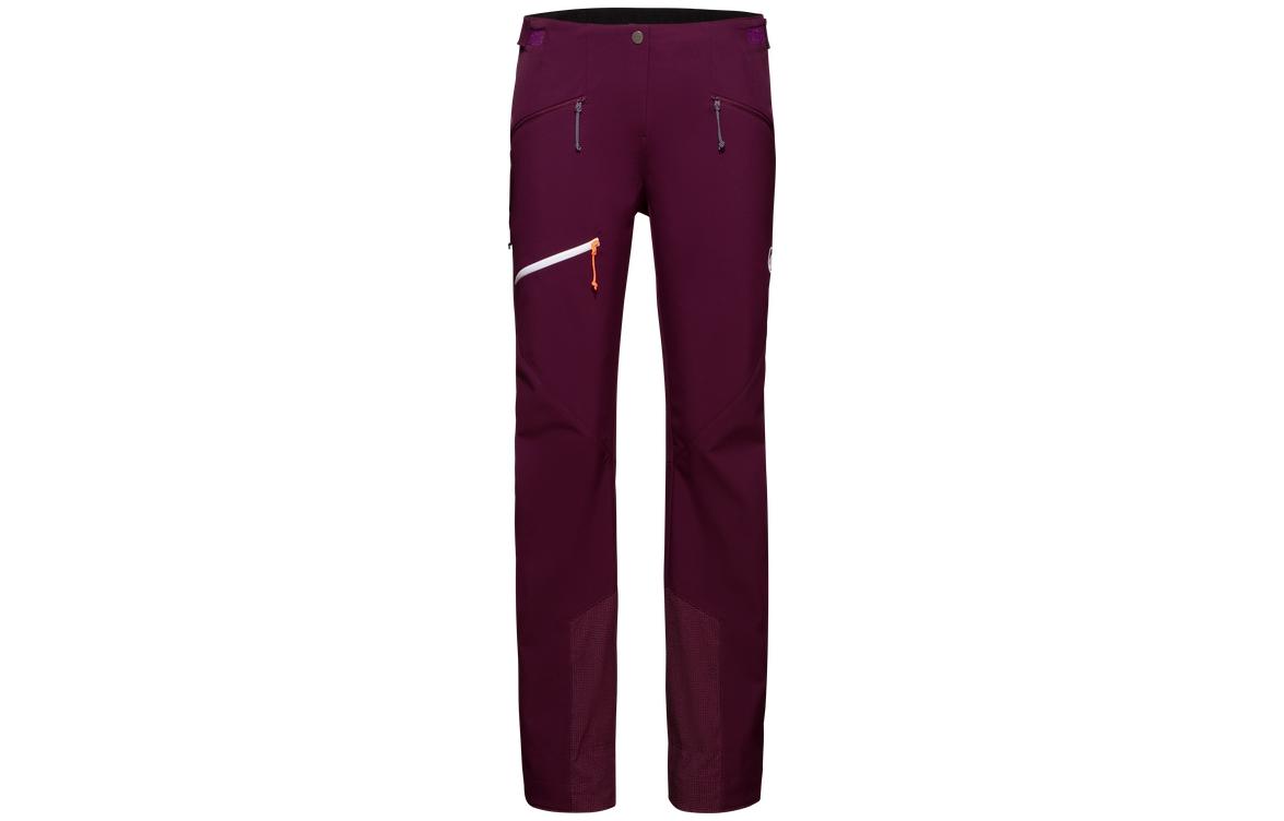(Women) MAMMUT Taiss  Windproof Water-Repellent Breathable Pants Grape Purple. 1021-00980