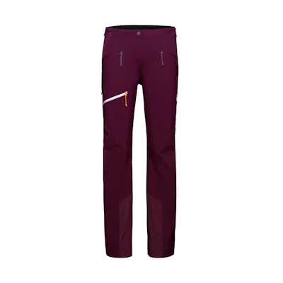 (Women) MAMMUT Taiss Windproof Water-Repellent Breathable Pants Grape Purple. 1021-00980