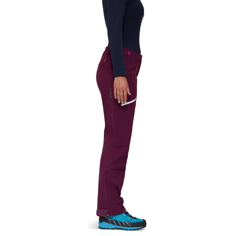 Shop (W) 마무트 타이스 방풍 방수 통기성 팬츠 그레이프 퍼플. 1021-00980