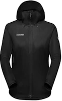 (Women) MAMMUT Ultimate VII Softshell Hoodie Black European Fit Long Sleeve. 1011-01810 (Women) MAMMUT Ultimate VII Softshell Hoodie Black European Fit Long Sleeve. 1011-01810