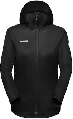 (W) MAMMUT Ultimate VII 軟殼連帽外套 黑色 歐版修身 長袖 1011-01810 Order (W) MAMMUT Ultimate VII 軟殼連帽外套 黑色 歐版修身 長袖 1011-01810