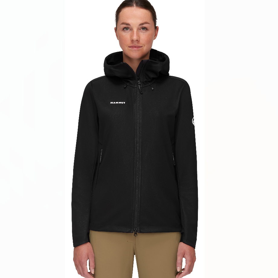 (Women) MAMMUT Ultimate VII  Softshell Jacket Black - Windproof & Water-Resistant 1011-01790 圖 4
