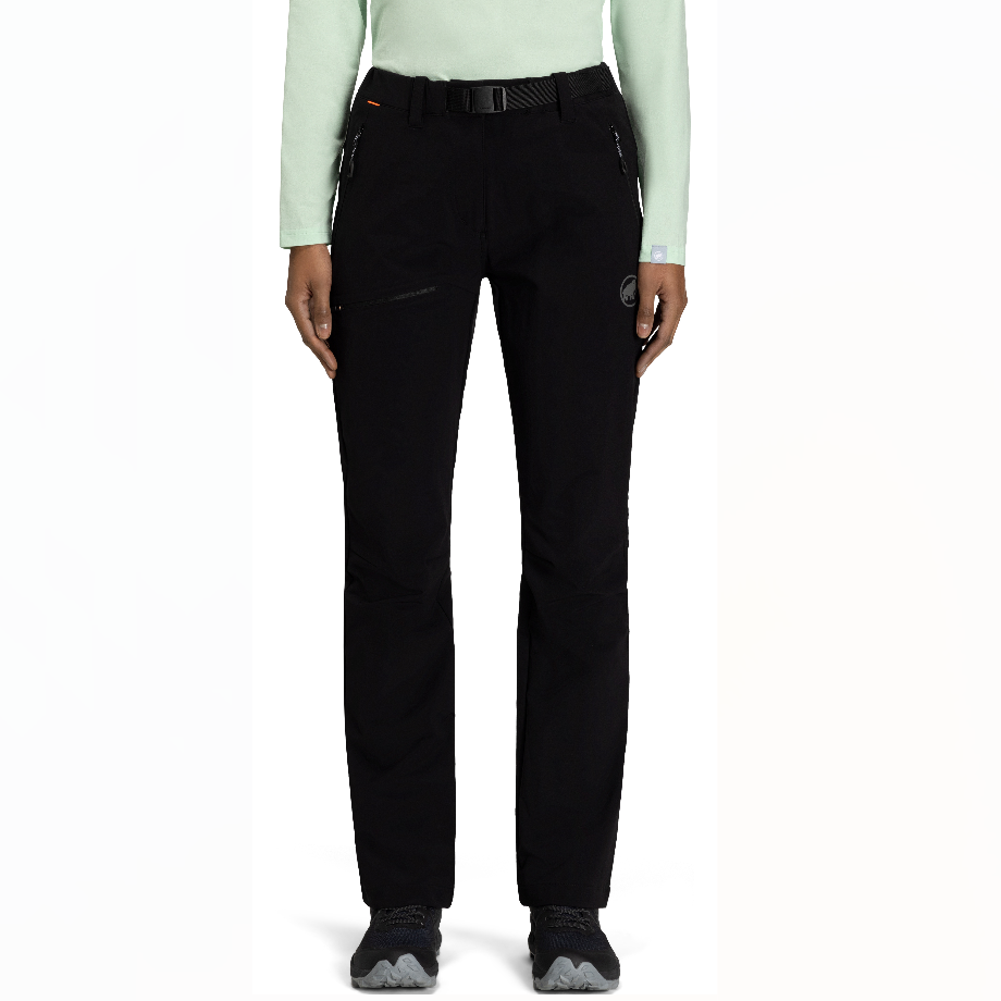 Lookbook (W) Pantalones Softshell MAMMUT Yadkin 2.0 a prueba de viento y agua para senderismo. 1021-01220