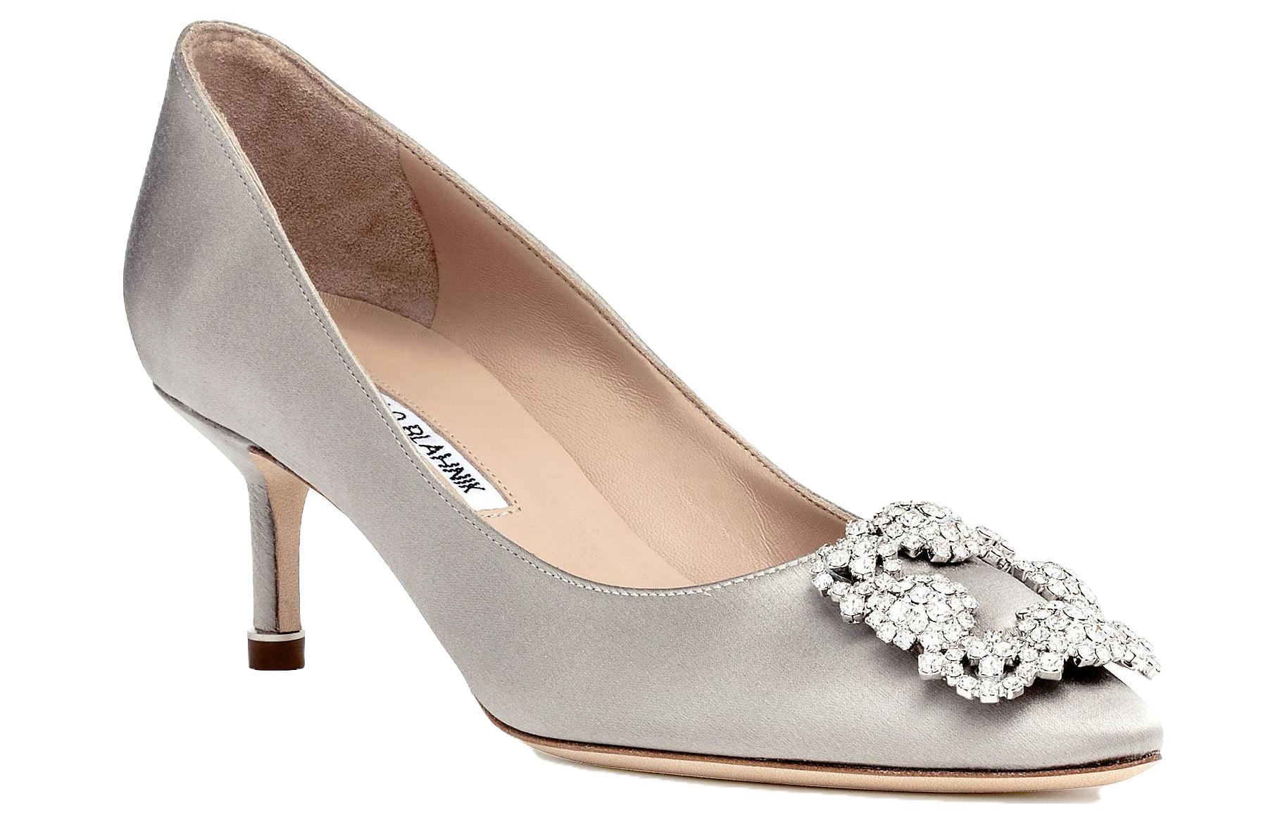 (W) Manolo Blahnik 'Crystal Buckle Silver' 圖 3