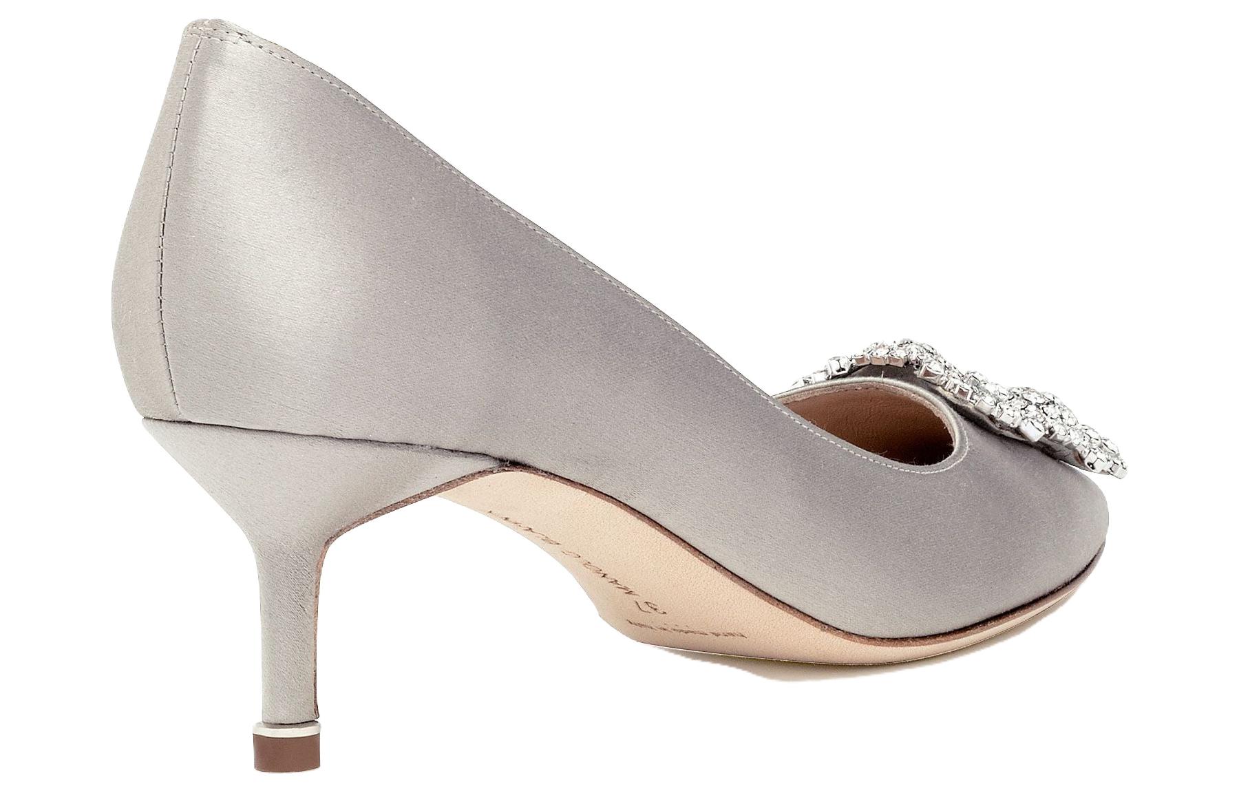 (W) Manolo Blahnik 'Crystal Buckle Silver' 圖 4