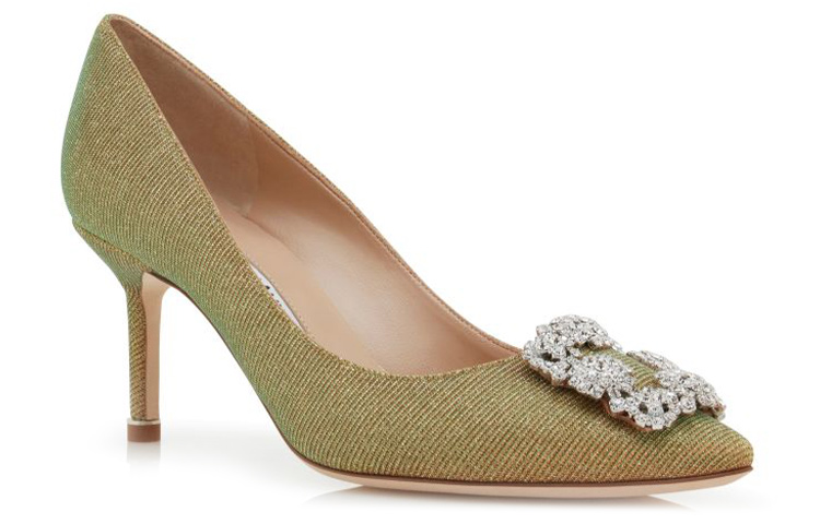 (W) Manolo Blahnik 'Gold Jeweled Buckle Stiletto' 圖 3