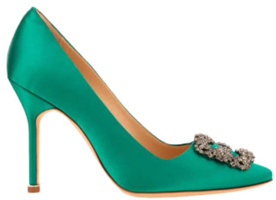 (Women) Manolo Blahnik 'Green Pointed-Toe Stiletto' 9XX-0664-3206 Order (Women) Manolo Blahnik 'Green Pointed-Toe Stiletto' 9XX-0664-3206