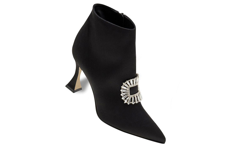 (W) Manolo Blahnik Ankle Boot 'Black Crystal Embellished' 圖 3